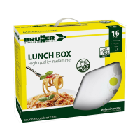 Brunner Lunch Box Space 16-teilig Melamin Geschirrset antislip