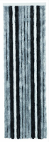 Brunner Acapulco Flauschvorhang 56x205 cm grau schwarz