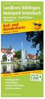 Rad- und Wanderkarte Böblingen Naturpark Schönbuch wetterfest