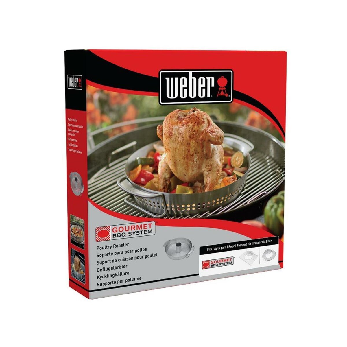 Weber 6482 Geflügelhalter BBQ Hähnchen 