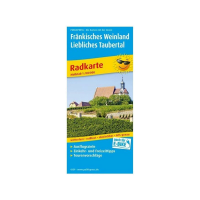 Rad-Wanderkarte Liebliches Taubertal Würzburg Ausflugszielen wetterfest