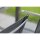 Stern Freischwingersessel Evoee Edelstahl mit Bezug Textilen silbergrau/Aluminiumarmlehnen anthrazit silber, silbergrau, anthrazit