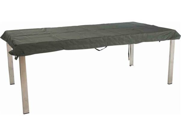 Stern Schutzhülle 160 x 90 cm Tischhülle mit Bindebänder und Klettverschluß grau