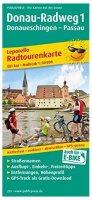 Leporello Radtourenkarte Donau Radweg 1 wetterfest