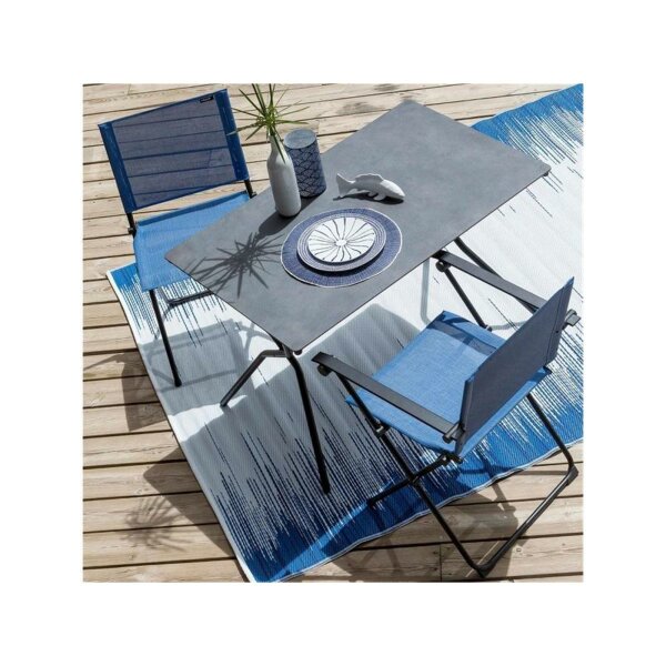 Lafuma Tisch Anytime Rechteckig 110 x 68 cm mit Stahlgestell Mineral