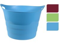 Flexeimer Wäschekorb 43 Liter rund farblich sortiert