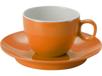 Brunner Espresso Tasse mit Untertasse Flame orange...