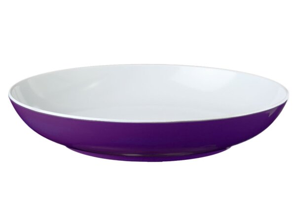 Brunner Suppenteller Spectrum Flame violet Melamin antislip bild1