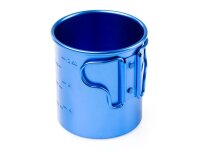 GSI Bugaboo Tasse 414 ml blau Aluminium Cup Trinkbecher