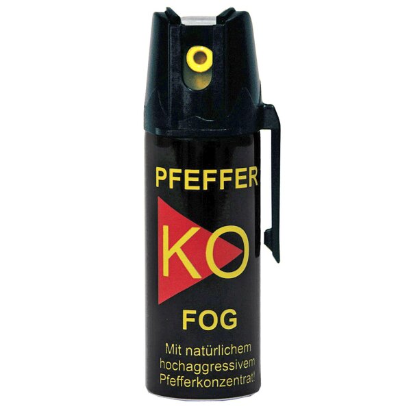 Ballistol Pfefferspray KO Fog Tierabwehrspray mit Panikverschluss 50 ml