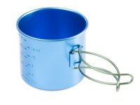 GSI Bugaboo Tasse 591 ml blau Aluminium Cup Trinkbecher