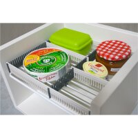 Purvario Stecksystem Stauleisten für Kühlschränke Pure Light Edition 8er Set inkl. Clips
