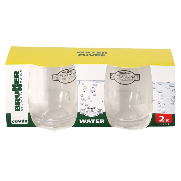 Brunner Cuvée Wasser Glas Trinkglas Polycarbonat 300 ml