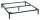 Stern Untergestell Aluminium anthrazit Profil 20x20 mm 85x85x14 cm zu Fontana/Corda anthrazit