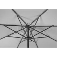 Schneider Marktschirm Sonnenschirm Harlem 270 cm rund silbergrau