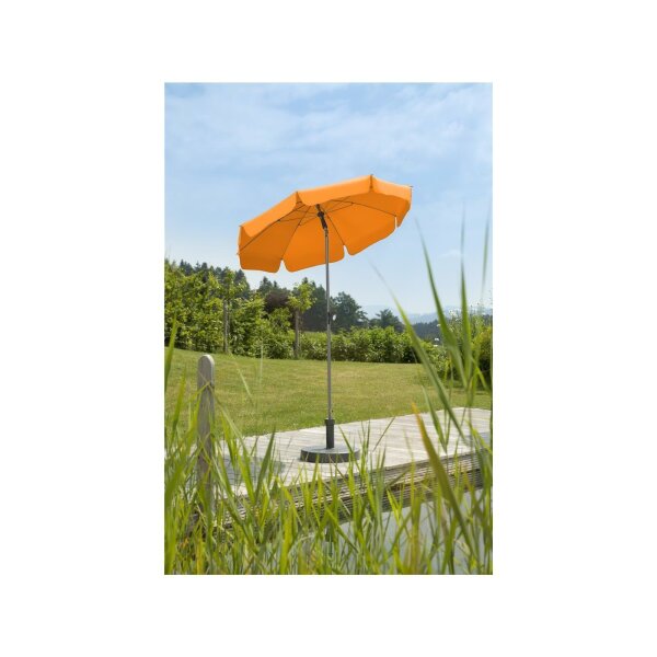 Schneider Sonnenschirm Locarno 150 cm rund mandarine