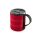 GSI Infinity Backpacker Mug Red Trinkbecker mit Hülle
