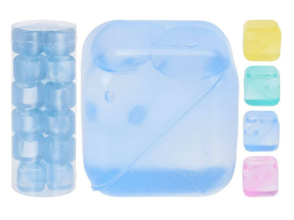 Eiswürfel Cubes 18 Stück Set nachhaltig  farblich sortiert