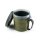GSI Infinity Fairshare Mug Thermo grün Trinkbecher mit Hülle 1 Liter