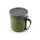 GSI Infinity Fairshare Mug Thermo grün Trinkbecher mit Hülle 1 Liter