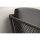 Stern Kufenbank 2-Sitzer Odea Aluminium schwarz matt Kordel pepper/Kissen 100% Polyacryl seidenschwarz schwarz matt, pepper, seidenschwarz