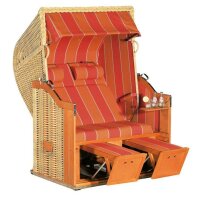 Sonnenpartner Strandkorb Classic 2-Sitzer Halbliegemodell...