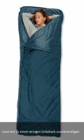 Voited Ripstop Blanket Camping Decke Green Gabel Dusty Sand 137x203cm