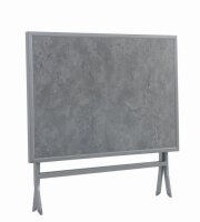 MWH Piquey Campingtisch Klapptisch matt grau 110 x 71 cm