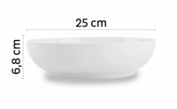 Silwy Porzellan Magnet Food-Bowl Salatschüssel 25 cm classic